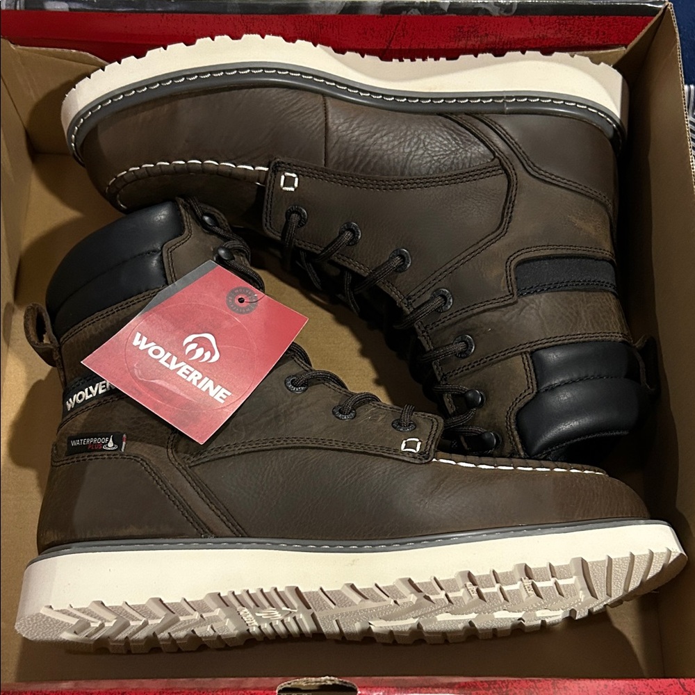 Wolverine Men's Dark Brown Leather Boots